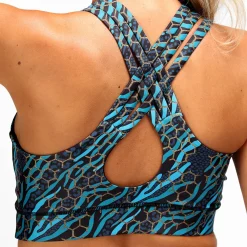 Honeycomb Cross Back Bra