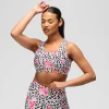 Jungle Rose Cross Back Bra