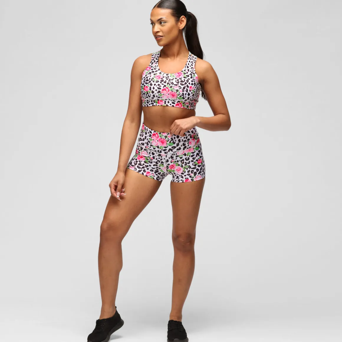 Jungle Rose TikiBooty Shorts