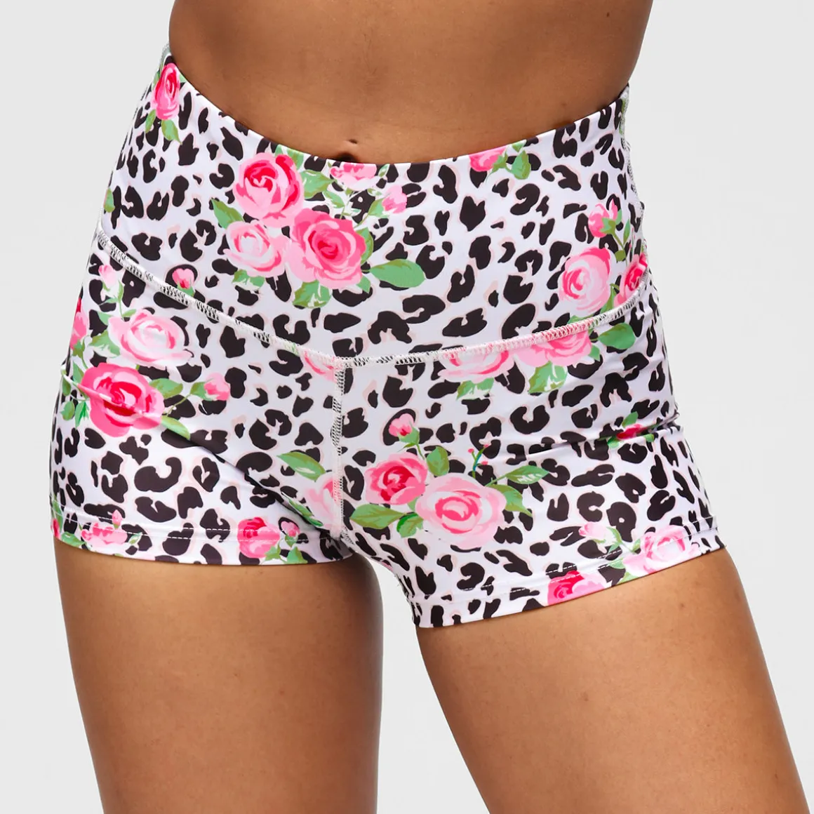 Jungle Rose TikiBooty Shorts