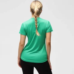 Kelly Green Diamond Ladies Technical T-Shirt