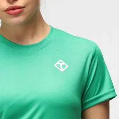 Kelly Green Diamond Ladies Technical T-Shirt