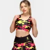 LLHM Landmarks Camo Cross Back Bra