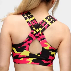 LLHM Landmarks Camo Cross Back Bra
