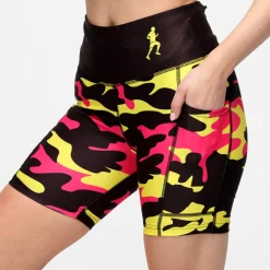 LLHM Landmarks Camo Running Shorts With Pockets