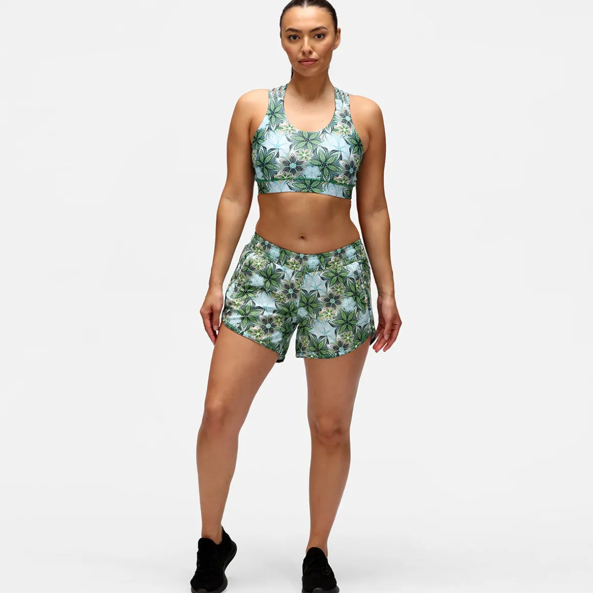 Mandala Loose Fit Workout Shorts
