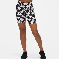 Monochrome Jigsaw Running Shorts