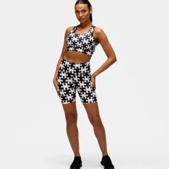 Monochrome Jigsaw Running Shorts