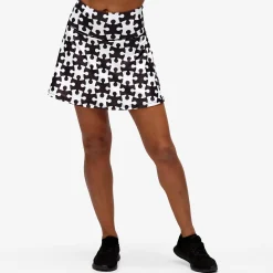 Monochrome Jigsaw Skort