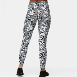 Monochrome Quill Leggings
