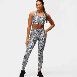 Monochrome Quill Leggings