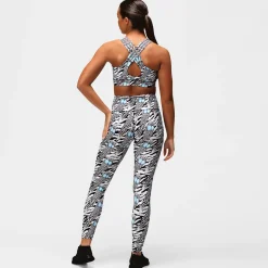 Monochrome Quill Leggings