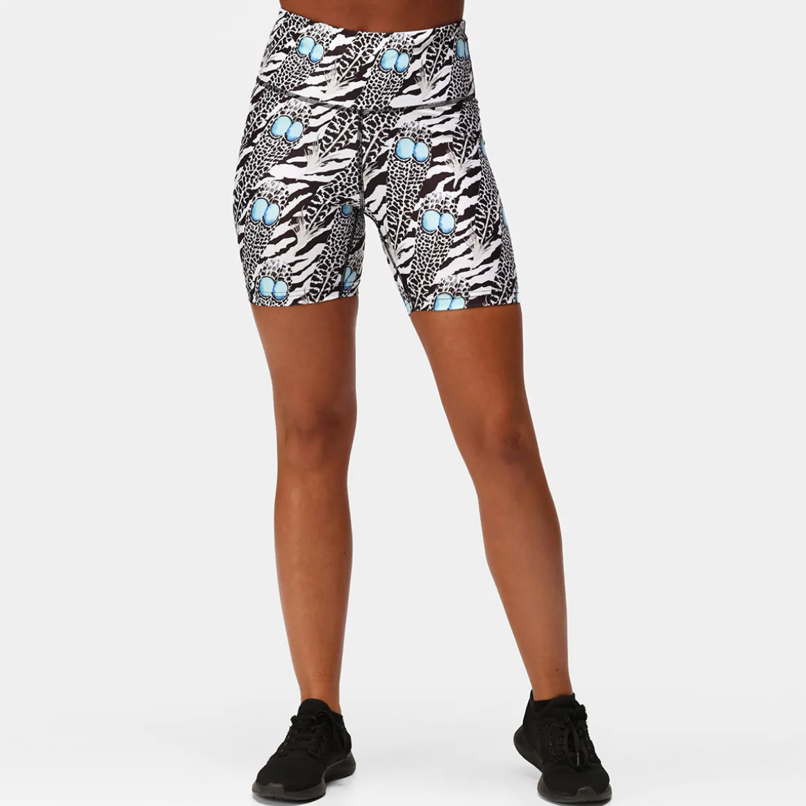 Monochrome Quill Running Shorts