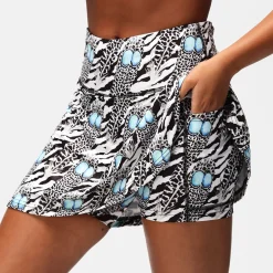 Monochrome Quill Skort