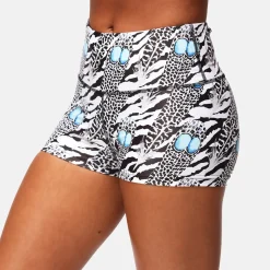 Monochrome Quill TikiBooty Shorts