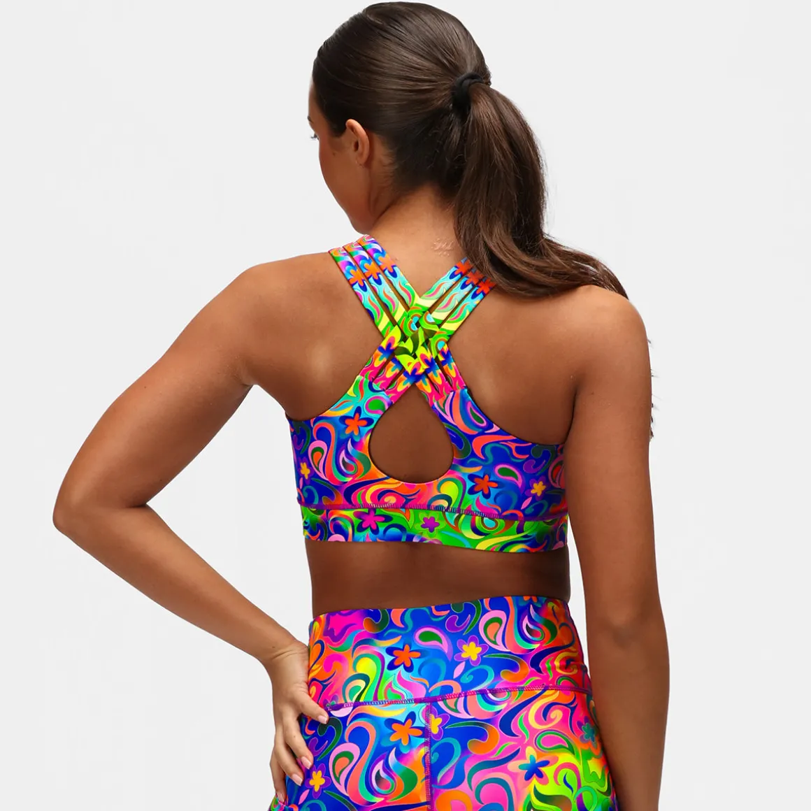 Mr Motivator Groovy Baby Cross Back Bra