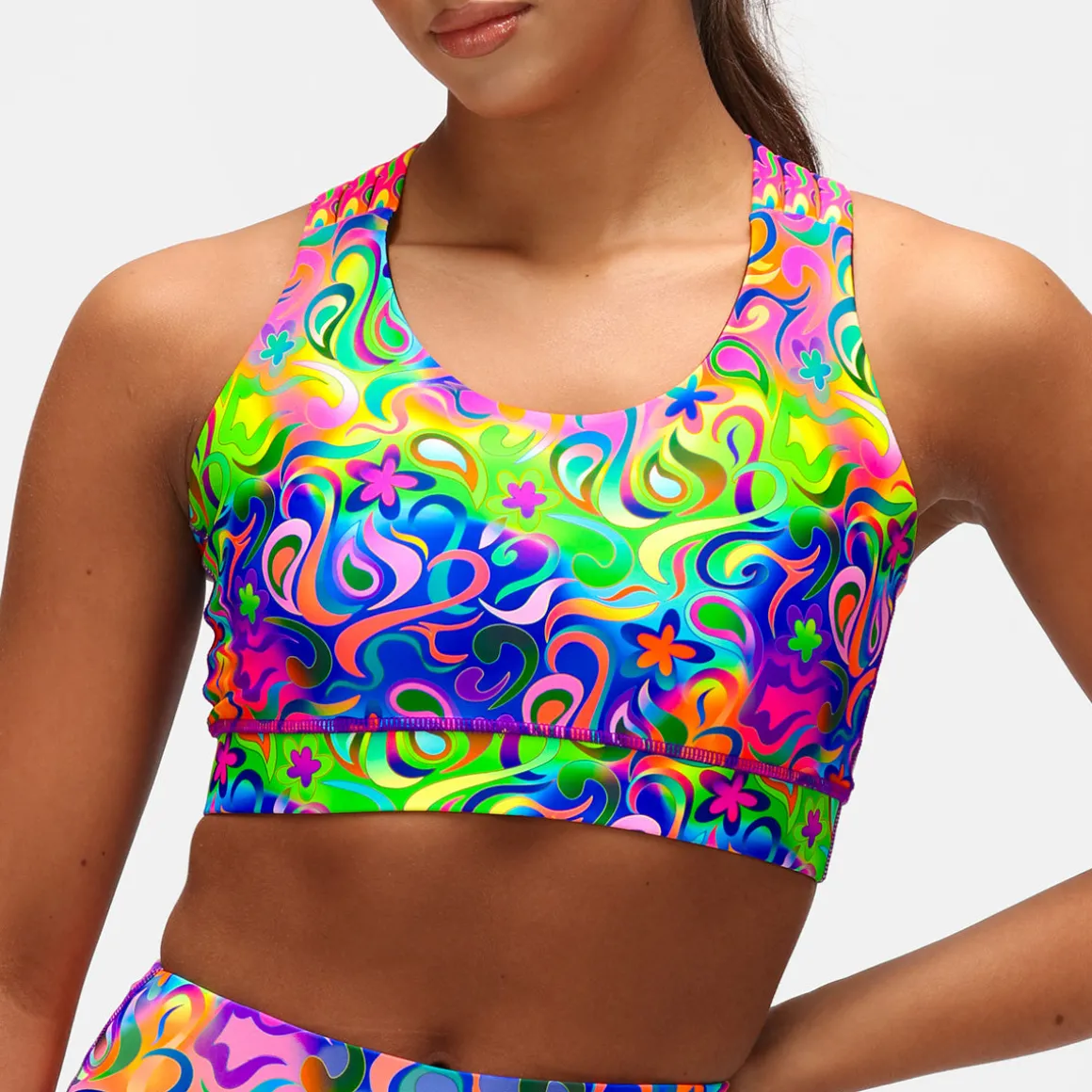 Mr Motivator Groovy Baby Cross Back Bra