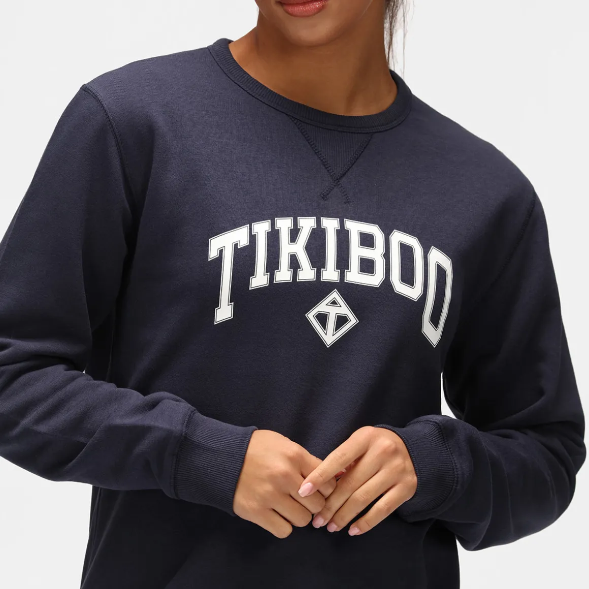 Navy Athleisure Sweatshirt
