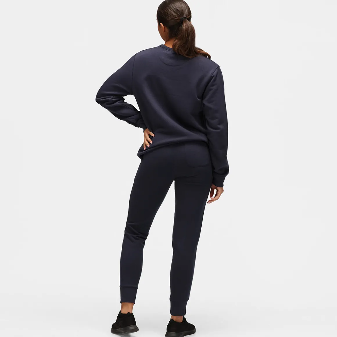Navy Athleisure Sweatshirt