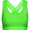 Neon Lime Cross Back Bra