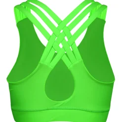 Neon Lime Cross Back Bra