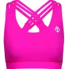 Neon Pink Cross Back Bra