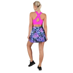 Neon Pink Cross Back Bra