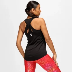 'Never Give Up' Mesh Racerback Vest