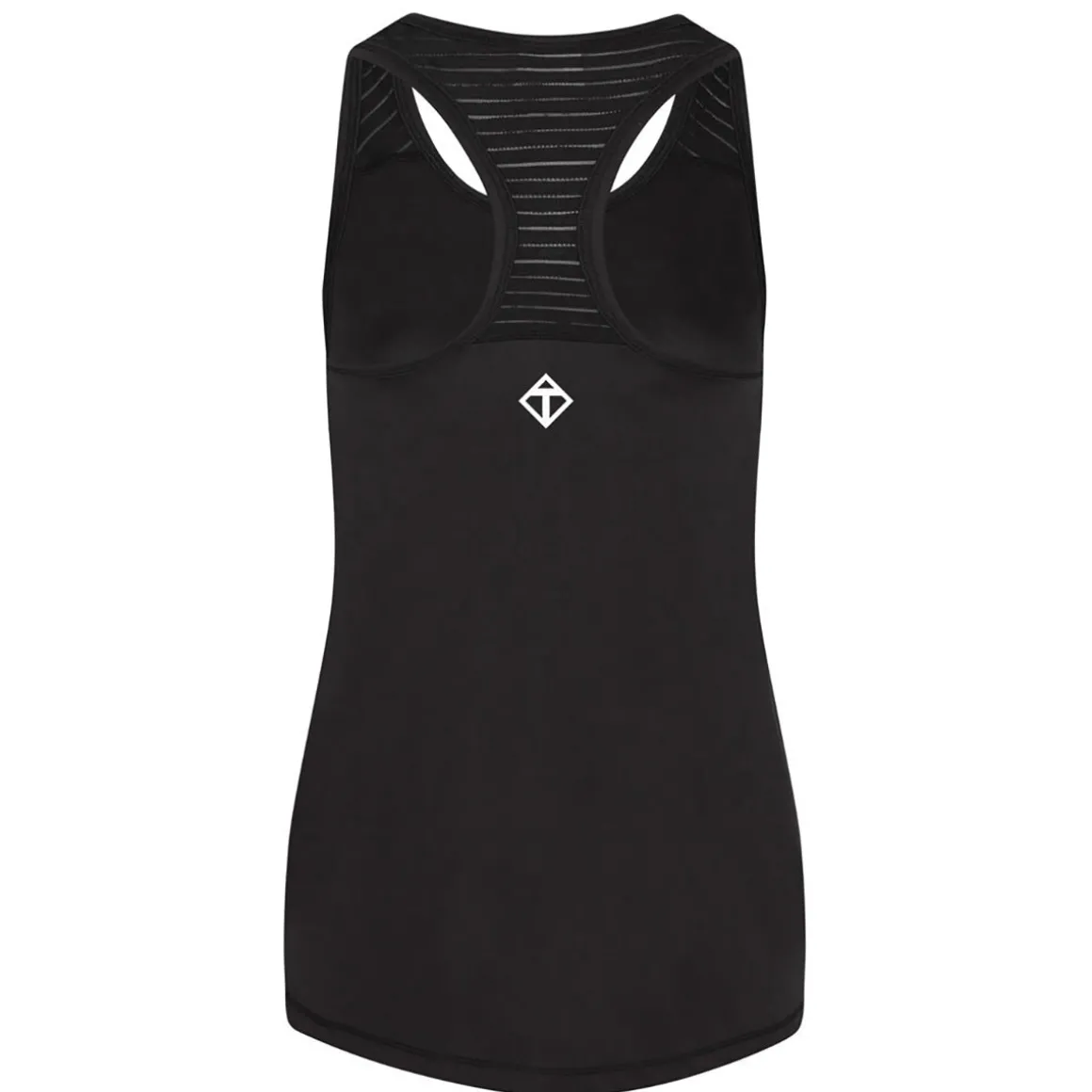 'Never Give Up' Mesh Racerback Vest