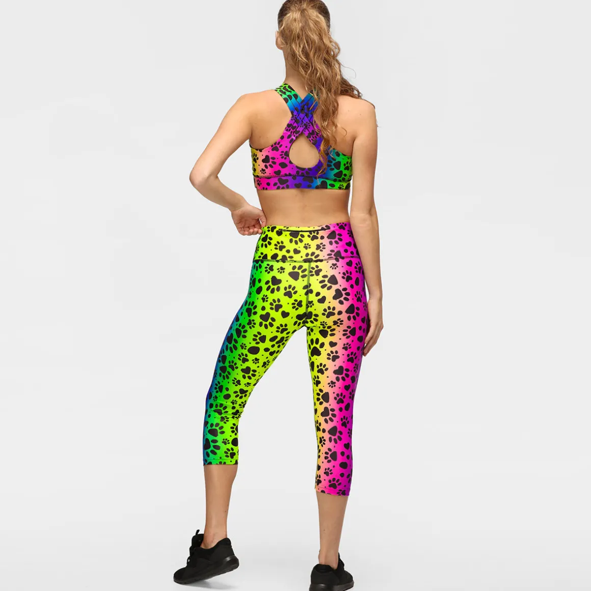 Pawfect Rainbow Capri