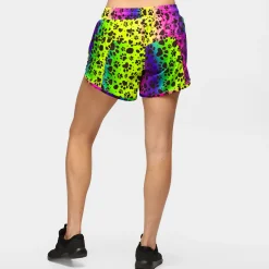 Pawfect Rainbow Loose Fit Workout Shorts