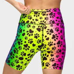 Pawfect Rainbow Running Shorts