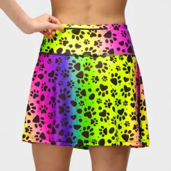 Pawfect Rainbow Skort