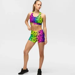 Pawfect Rainbow TikiBooty Shorts
