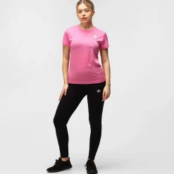 Pink Melange Diamond Ladies Technical T-Shirt