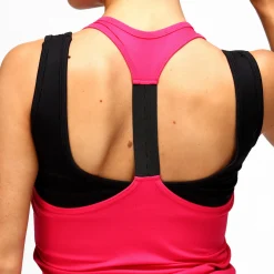 Pink Performance Strap Back Vest