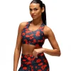 Poppy Field Cross Back Bra