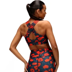 Poppy Field Cross Back Bra