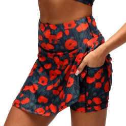 Poppy Field Skort