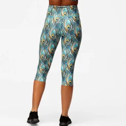 Pretty In Peacock Capri