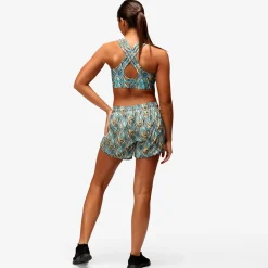 Pretty In Peacock Loose Fit Workout Shorts
