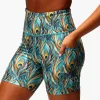 Pretty In Peacock Running Shorts