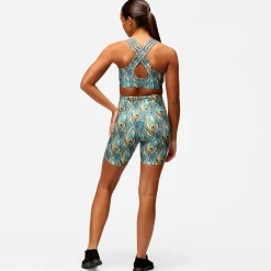 Pretty In Peacock Running Shorts