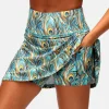 Pretty In Peacock Skort