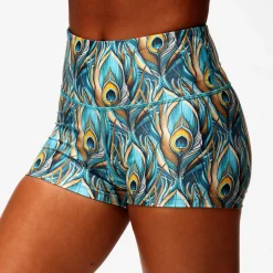 Pretty In Peacock TikiBooty Shorts