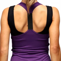 Purple Performance Strap Back Vest