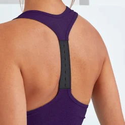 Purple Performance Strap Back Vest