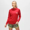 Red Cowl Neck Hoodie