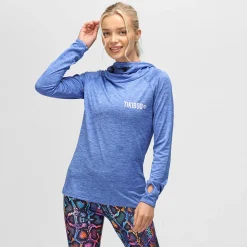 Sky Blue Cowl Neck Hoodie