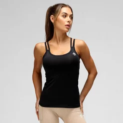 Strappy Black Vest